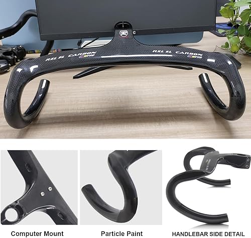 Miniatura 4 de RXL SL Barras de bicicleta de carretera de fibra de carbono con manillar integrado de vástago integrado, manillar de bicicleta de carretera de