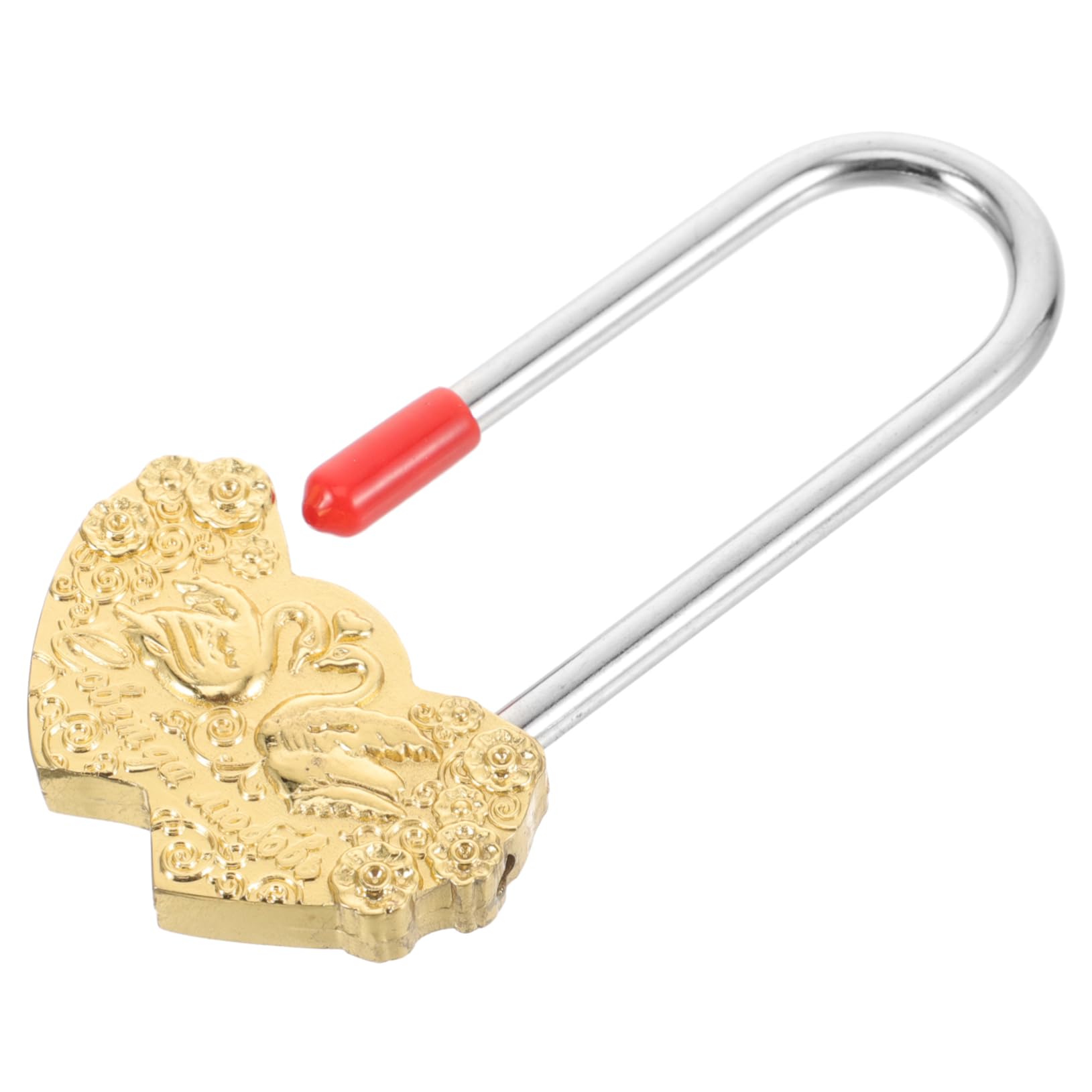 HOMSFOU 3stücke Vintage Liebesschloss Metall Mit -muster Dekorativer -padlock Für Tragbar Und Vielseitig Einsetzbar Für Hochzeiten Und Valentinstag