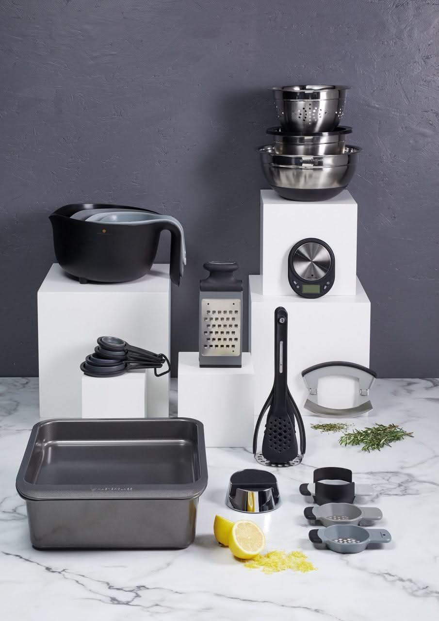 MasterClass Smart Space - Batterie de Cuisine/Ensemble Complet de Plats de Cuisson Empilables