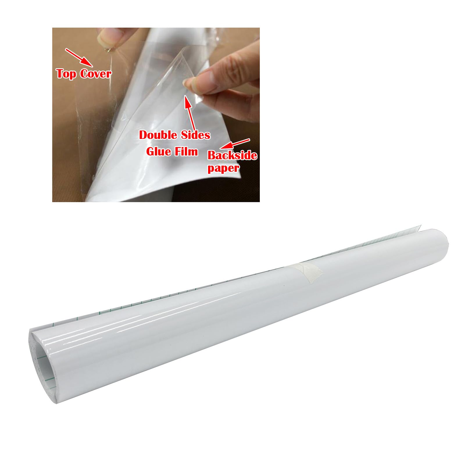 TRULAM - Digital Roll Laminating Film - 5 Mil Gloss 43 inch x 250 feet x 3 inch - (L50G433)