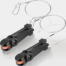 Universal Line Release, Replacement for Cannon 2250009 2-22 lb Tension Downrigger & Boat Fishing Clip, Adjustable Stainless Steel Release for Freshwater & Saltwater Trolling 2-Pack