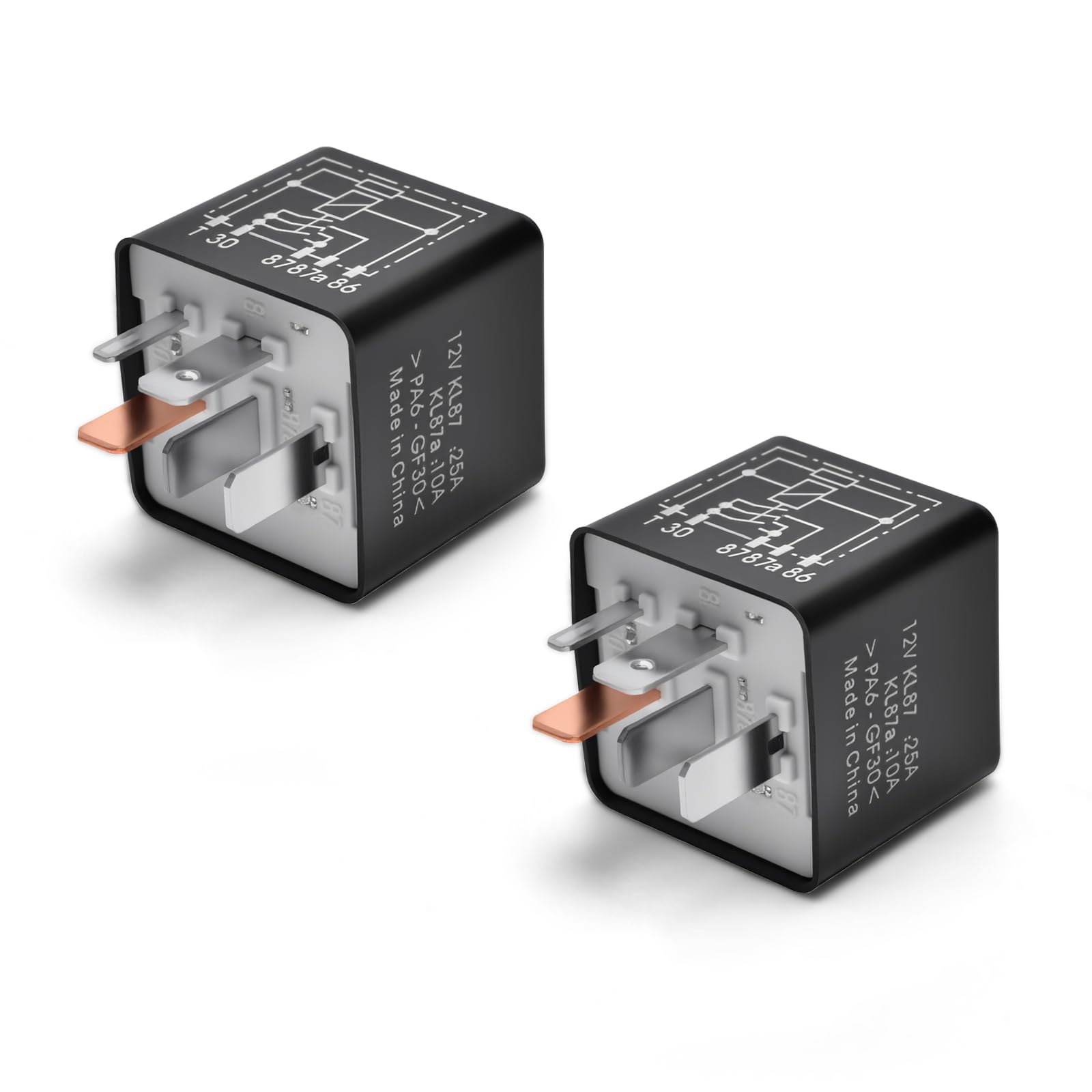 Relais 5 broches 12V 25A haute conductivité pour circuit auto - 6