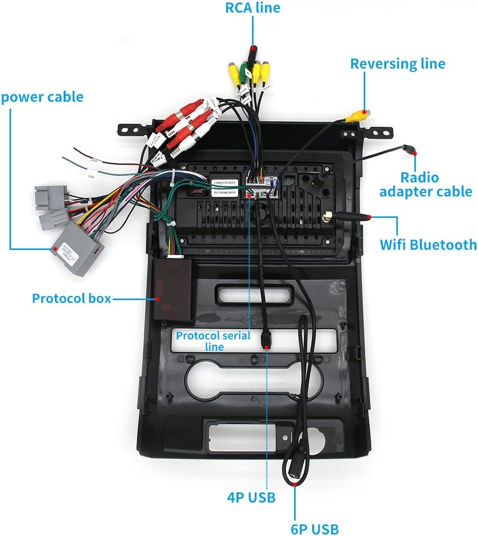 for Ford F150 Radio Upgrade 2013 2014 STX XL,Android Stereo Navigation Replacement,8core CPU,Carplay and Android Auto,Keep SWC and Free Camera