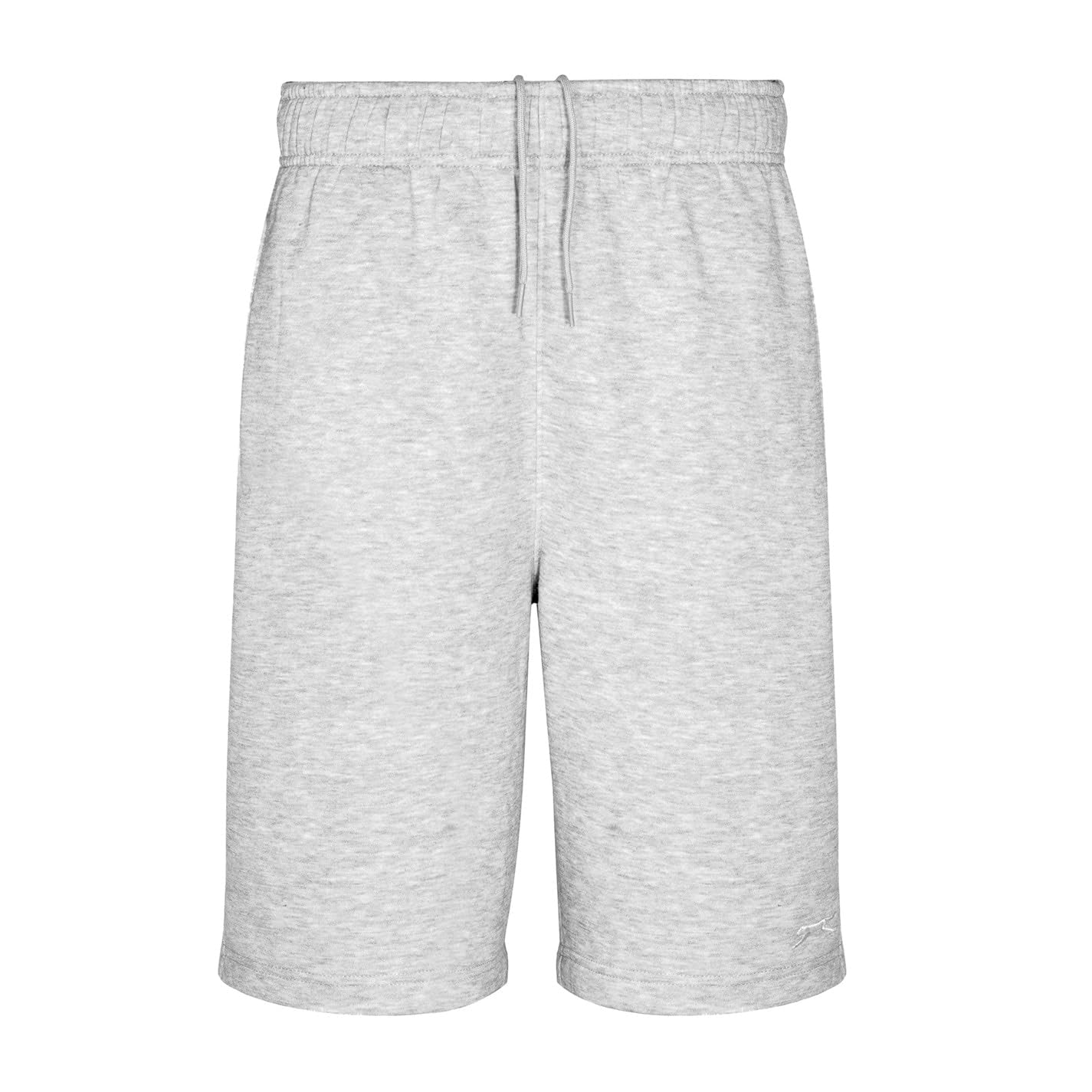 Slazenger Mens Fleece Shorts Grey Marl XL