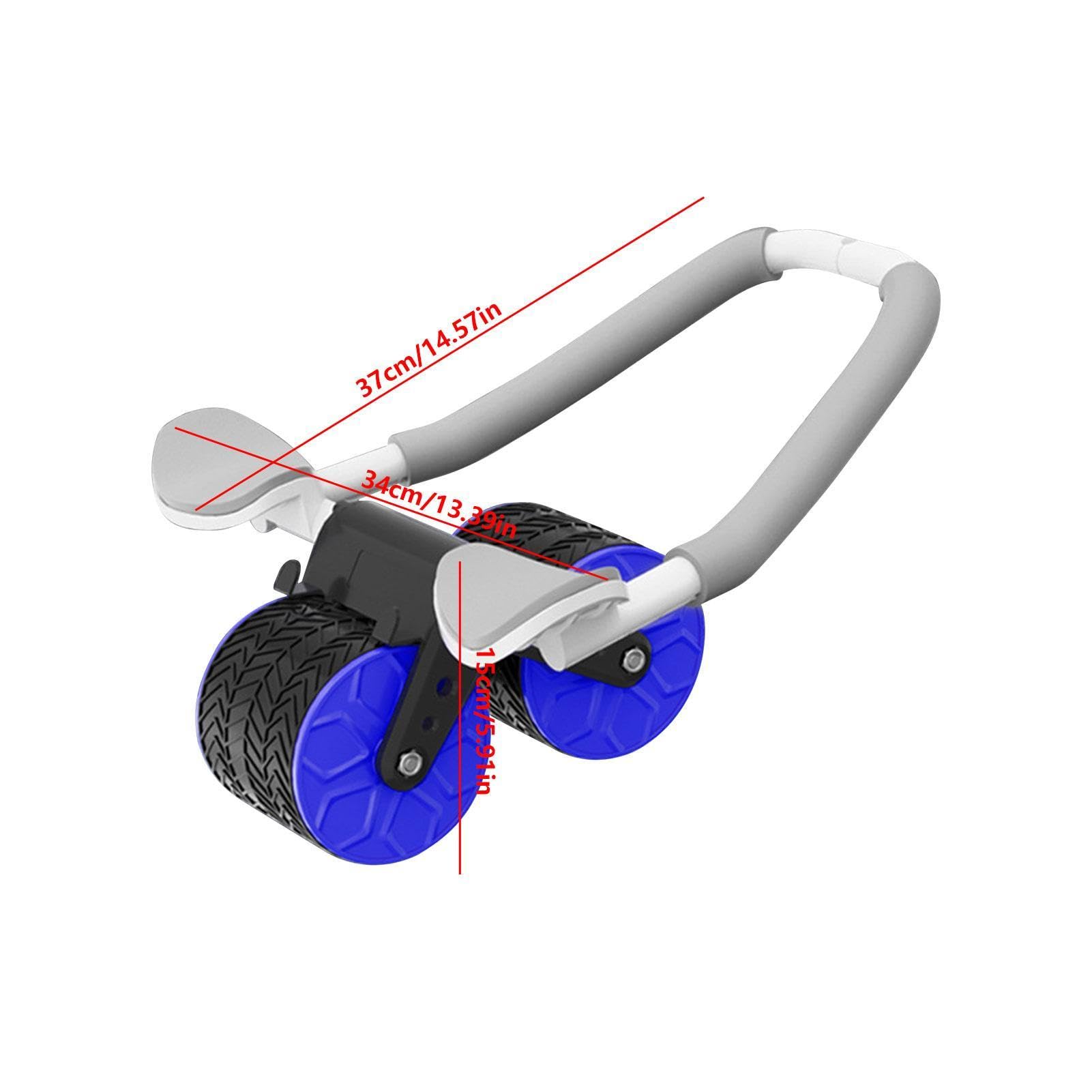 Bauchroller, Bauchroller, Bauchroller, Bauchroller, Ab-Roller, rutschfestes Abs-Rollrad | Verbesserer für das Training des Kerns, Abfederung, automatisch, leise