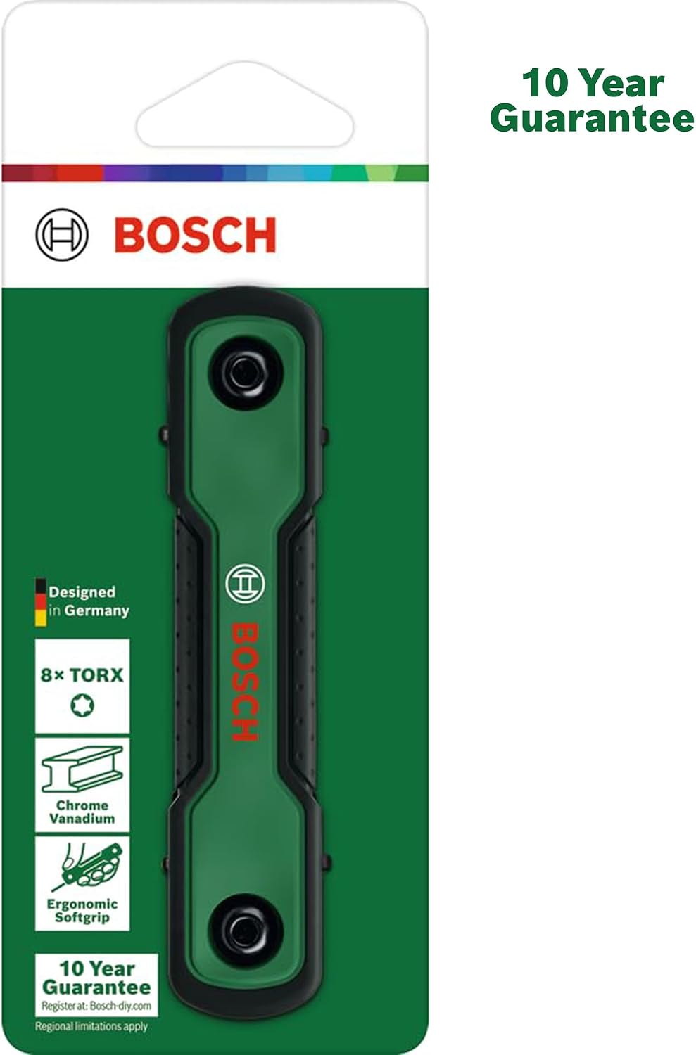 Bosch 8’i 1 Arada Katlanır Torx Anahtar Seti