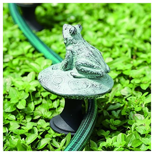 SPI Home 33146 Frog on Mushroom Hose Guard