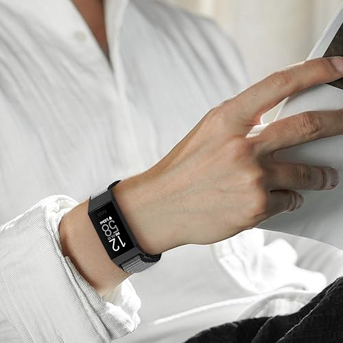 Miniatura 6 de Correas de nailon para reloj, compatibles con Fitbit Charge 4, Charge 3, Edición especial, correa de repuesto suave, deportiva, transpirable