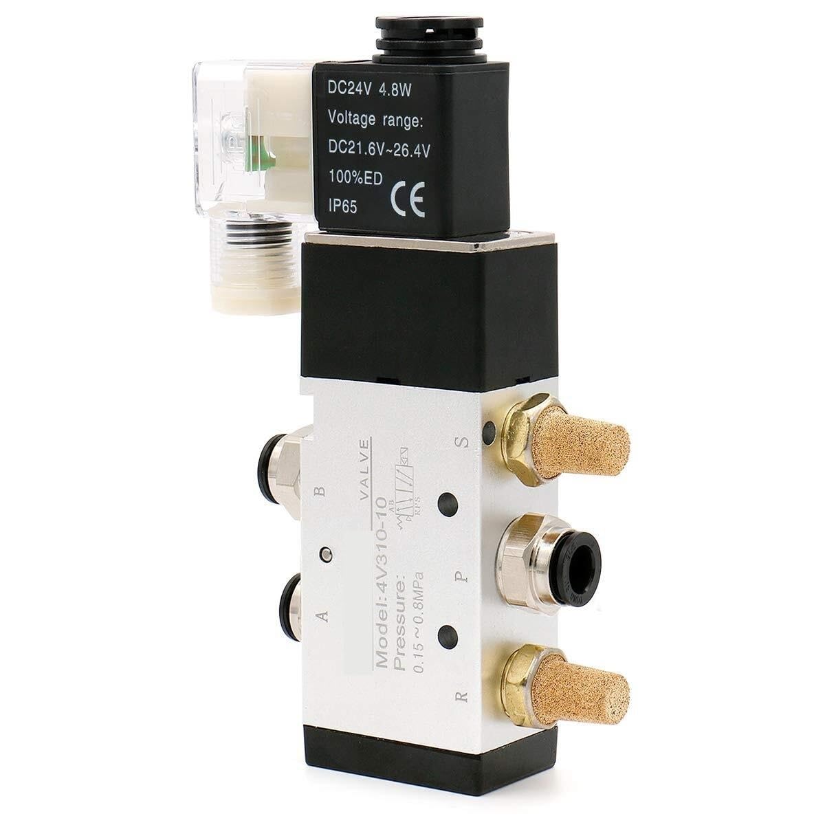 Electrovanne pneumatique 4V310-10 distributeur 5/2 voies commande electrique