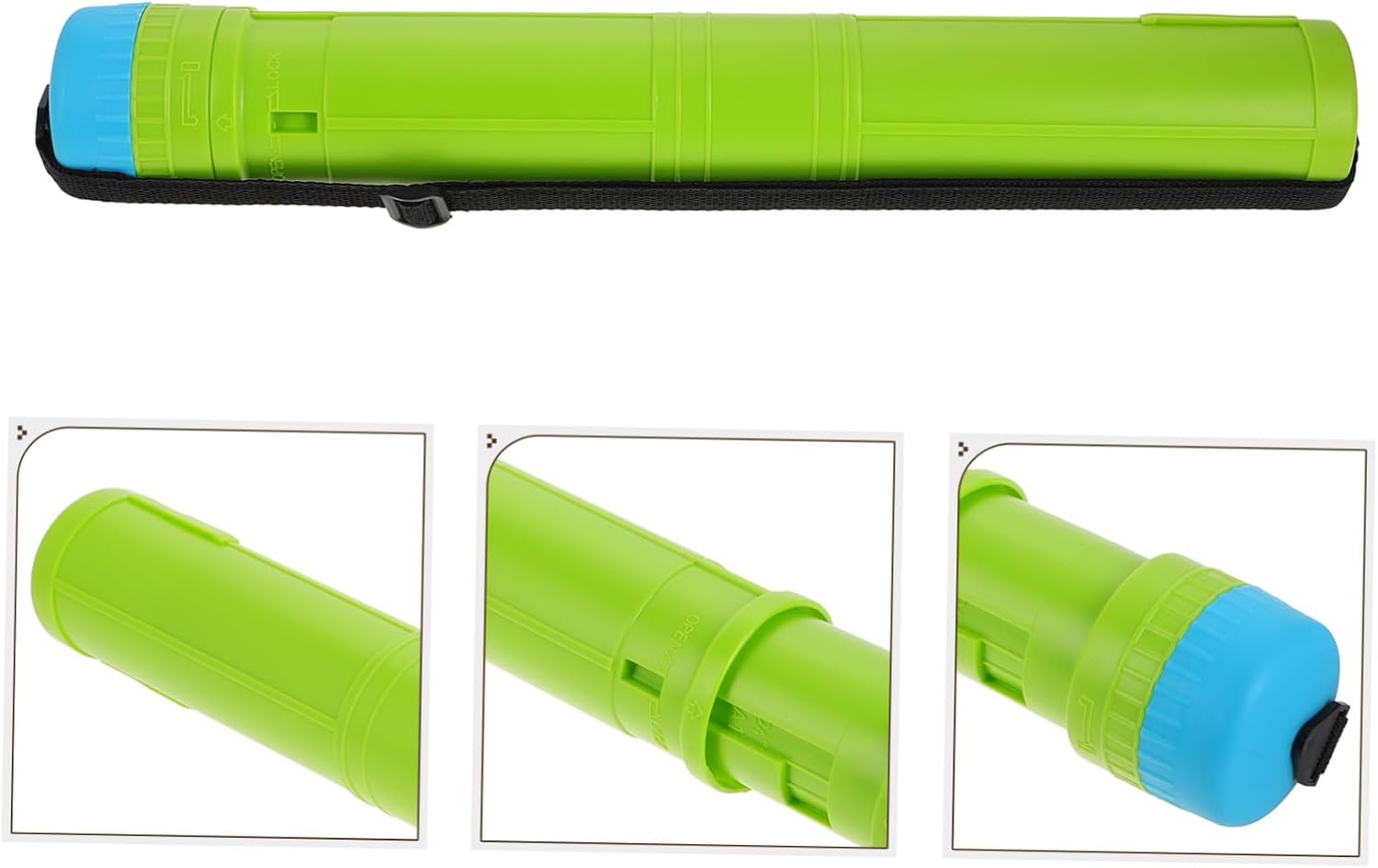 ORFOFE Extendable Poster Tube Artwork Storage Carrier for Drawings and Portable and Versatile Art Supplies Holder to Easy to Clean Design