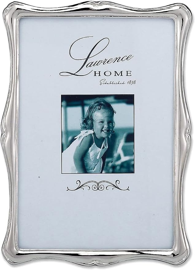 Lawrence Frames 710246 710246 Silver Metal Romance 4x6 Picture Frame