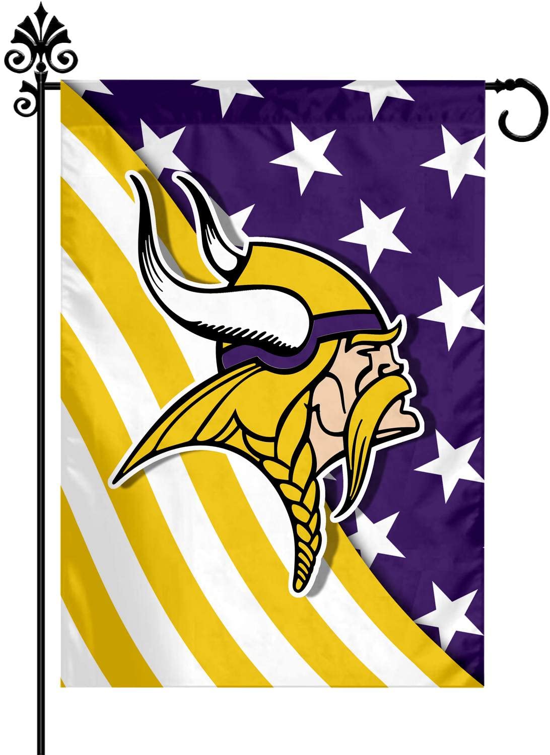 ZYJTEK Fußball-Fan-Flagge, Doppelseitig, 30,5 X 45,7 Cm – Gartenflagge Für Party & Deko
