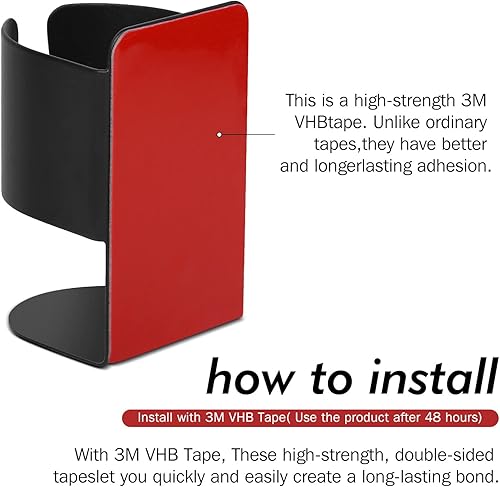 Miniatura 6 de Soporte para cepillos de dientes eléctrico, acero inoxidable 304, montado en la pared, autoadhesivo, organizador de almacenamiento para cepillo de