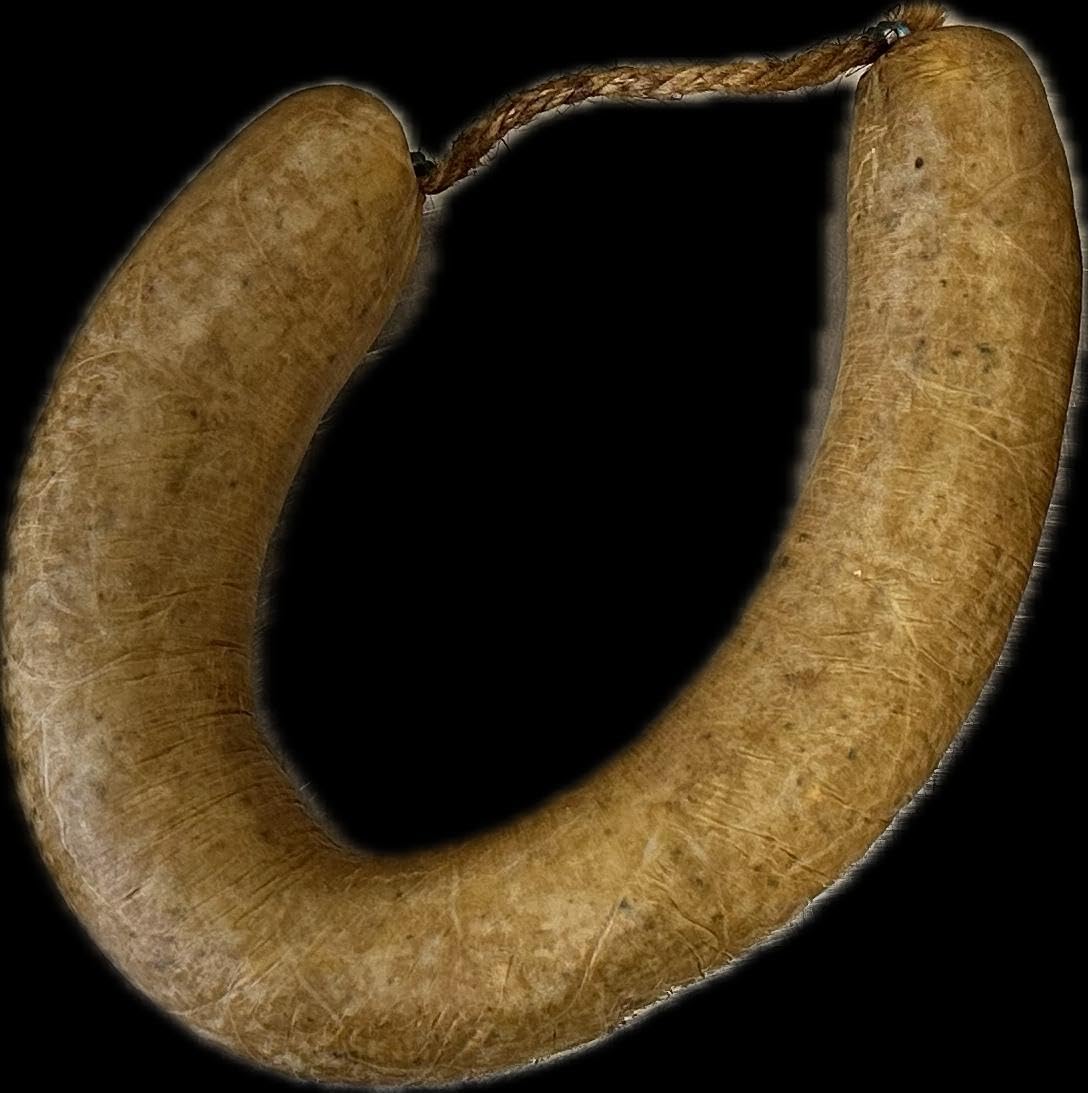 Hausmacher Wurstpaket, 4 Stück traditionell deutsche Wurstwaren, Pressack, grobe Leberwurst, Schwartenmagen, Griebenwurst