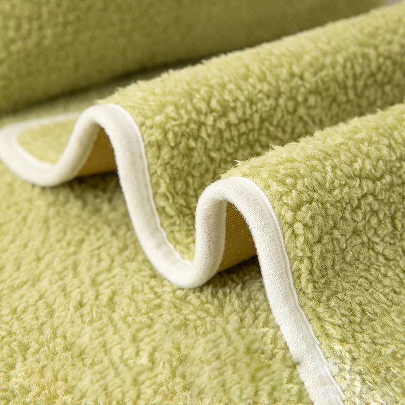 Housse de canapé Sherpa pour canapé d'angle en cuir forme L et U