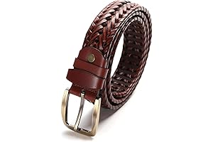 Durable Leather Mesh Belt: Perfect for Casual and Formal Outfits