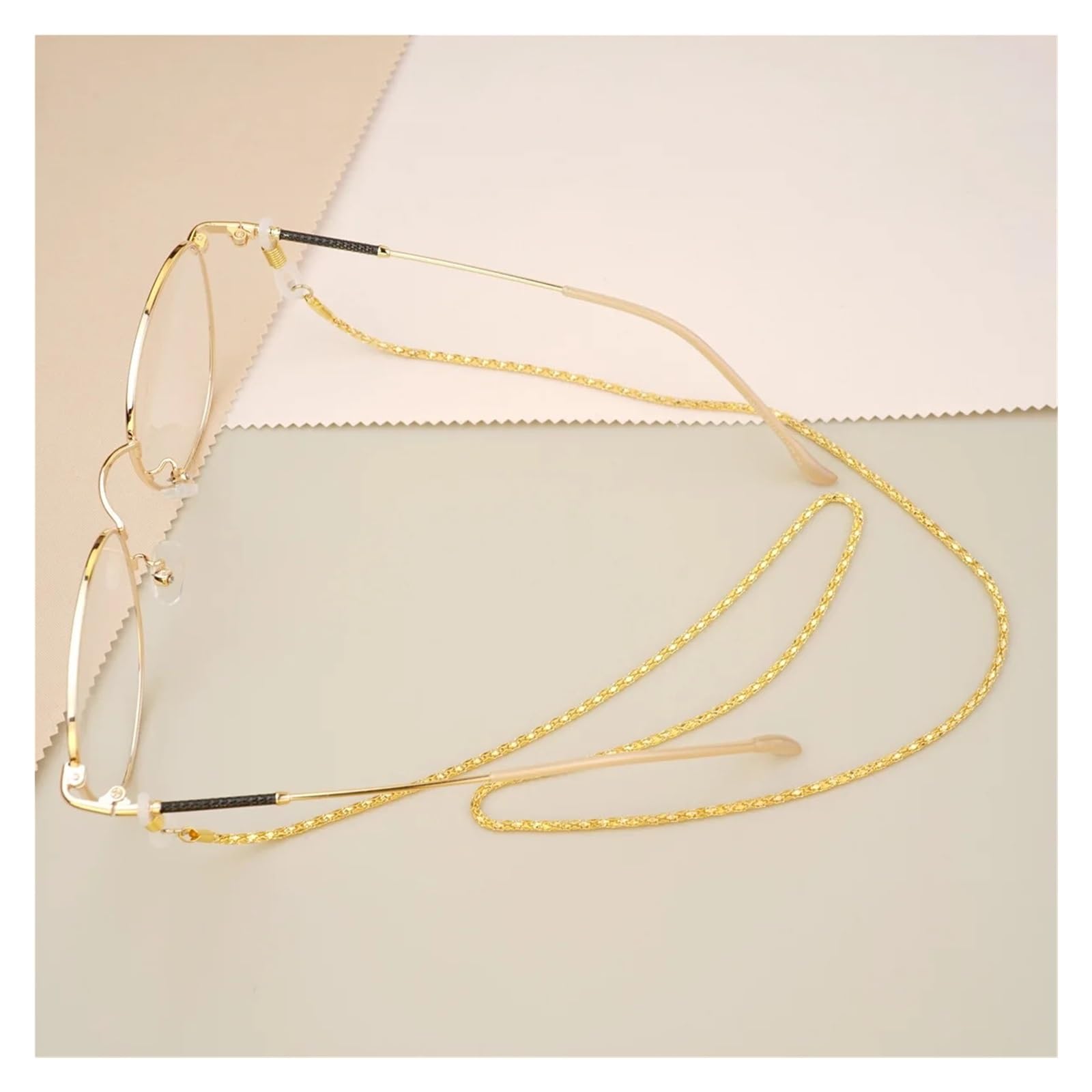 Brillenkette aus Metall | Mehrfarbiger Metall-Brillenketten-Sonnenbrillenhalter