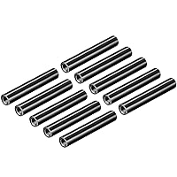Vista 1 de DMiotech Paquete de 10 columnas espaciadoras de aluminio M3x50mm Separadores redondos Espaciadores Modelo Espaciado Tornillo Poste para RC, Negro