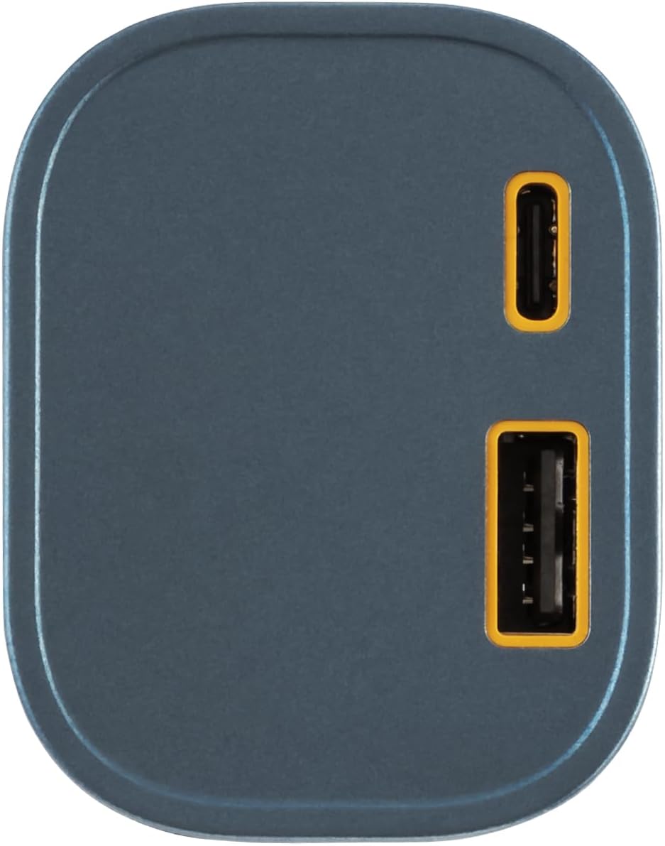 Top view of Mobo Cyber Power Bank showing USB-A and USB-C ports
