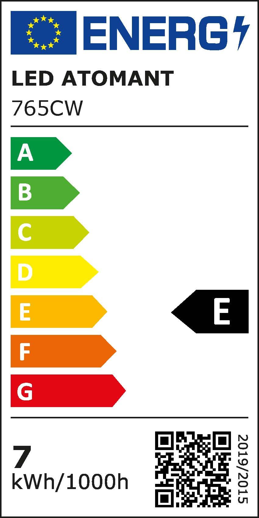 LED ATOMANT Pack 10x Bombilla LED E14 Vela C37 6W, Color Blanco Frio, 610 Lumenes, Casquillo fino, Equivalente a 60W tradicional