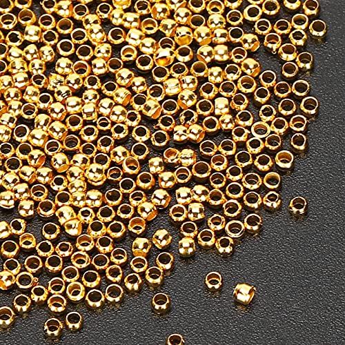 Gek Winkelen 500 Stks Knijpkralen, Duurzame Ronde Spacer Kralen Sieraden Maken Stopkralen Voor Ketting Armband DIY… - Image 3