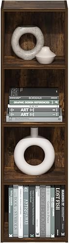 Miniatura 421 de Furinno - Estantería de cubos de 2 niveles serie Luder para libros y almacenamiento, color roble francés Roble francés,Pino