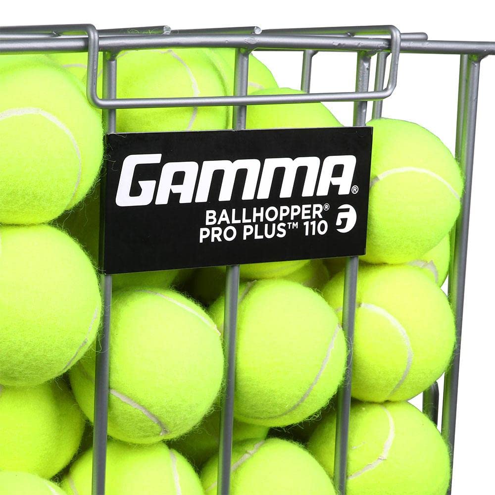 Gamma Trainerbedarf Ballhopper Pro Plus 110 Tennis Ballkorb Anthrazit