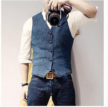 casual dress vest with jeans Outfits for Women 2-Piece Sets Denim Vest Midi Dress Size 6-14 Business  Casual