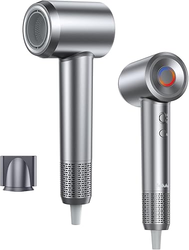 Secador de pelo, 160000 rpm, secador de pelo iónico de alta velocidad, portátil, profesional, ligero, con 200 millones de iones negativos, secado
