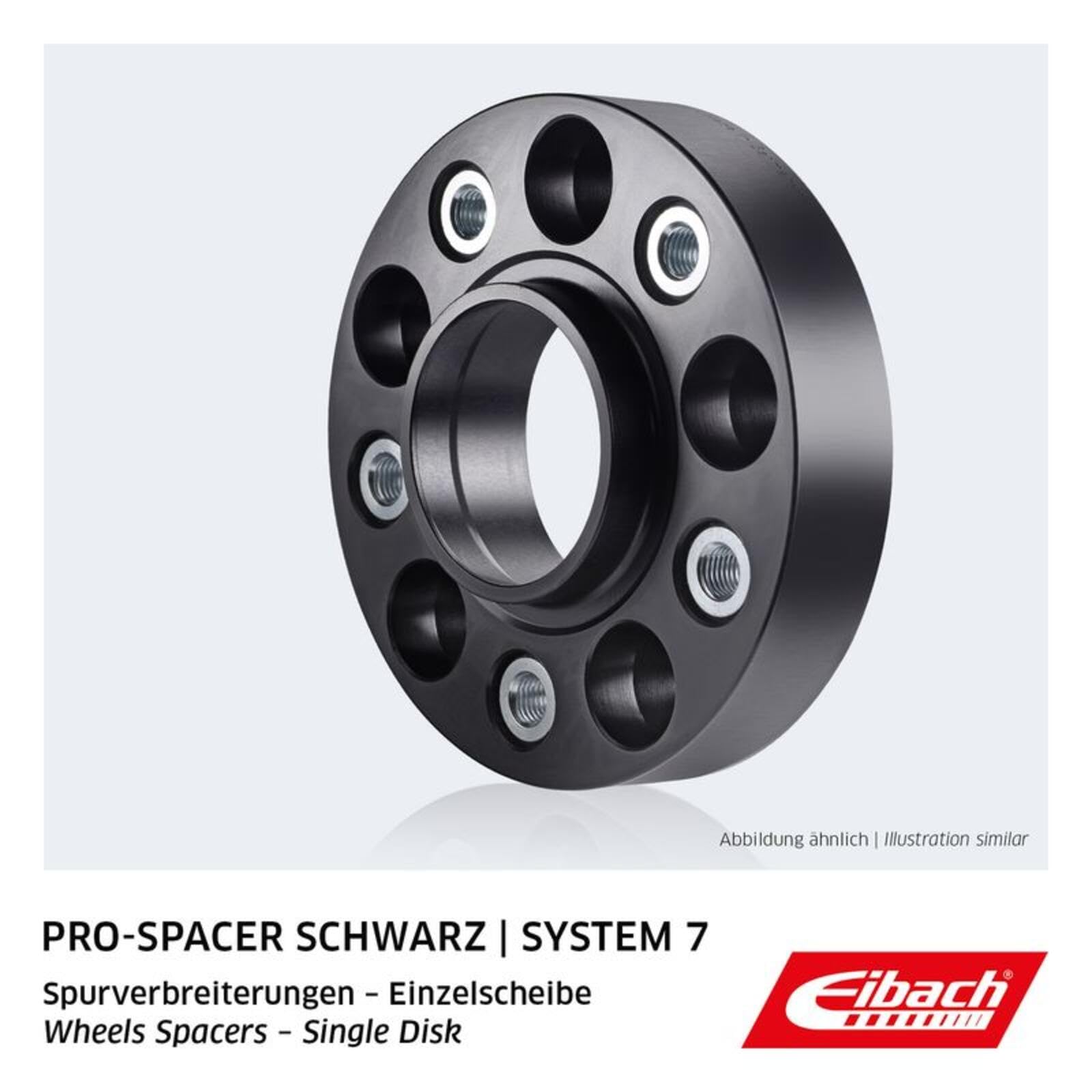 Eibach Pro-Spacer Spurverbreiterung S90-7-21-012-B | Eibach Pro-Spacer 42mm Spurverbreiterung Schwarz 2x21mm Spurplatten LK:5x114,3