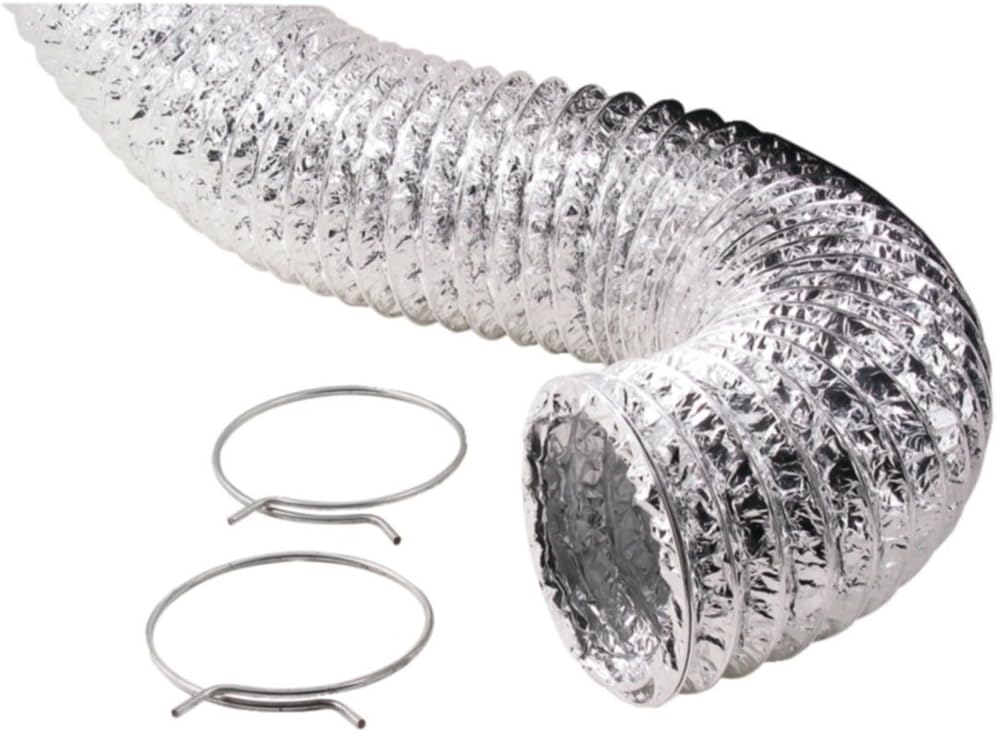 Aluminum Duct (SuperrFlex Transition Ducting; 5ft Clothes