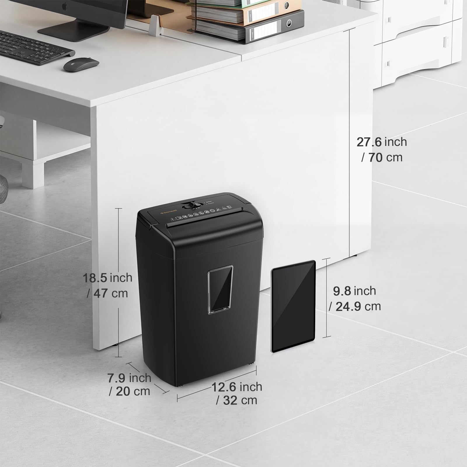 Bonsaii 10-Sheet Cross-Cut Paper Shredder, Credit Card Shredders