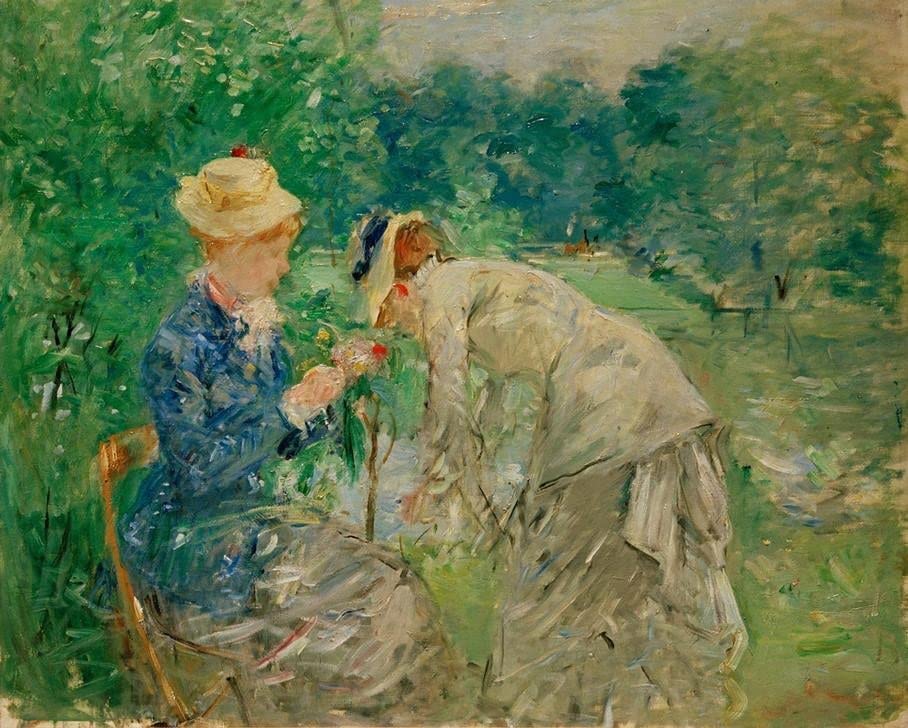 Berthe Morisot poster image impression sur toile affiches et gravures salon 60x90cm