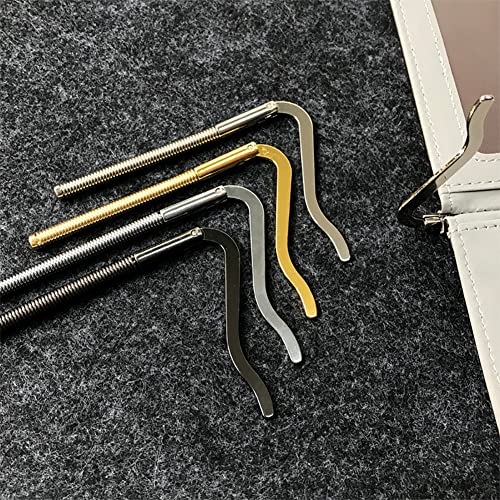 5PCS Spring Metal Money Clips,Portable Money Clip Bar Wallet Spring Clip Insert Bar Wallet Accessories for Cash Bills Cards Credit Cards,Gold3