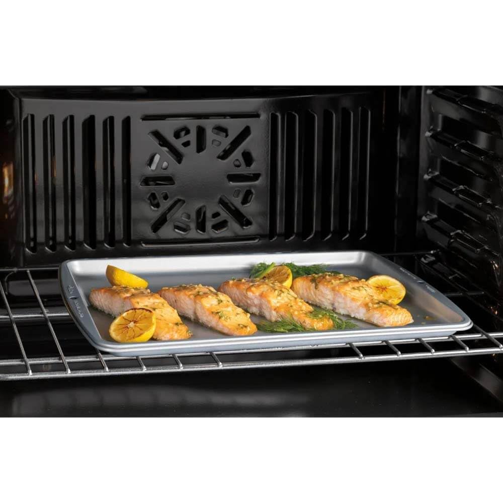 GE 27 in. Single Smart Convection Wall Oven with No-Preheat Air Fry in Stainless Steel JKS5000SVSS