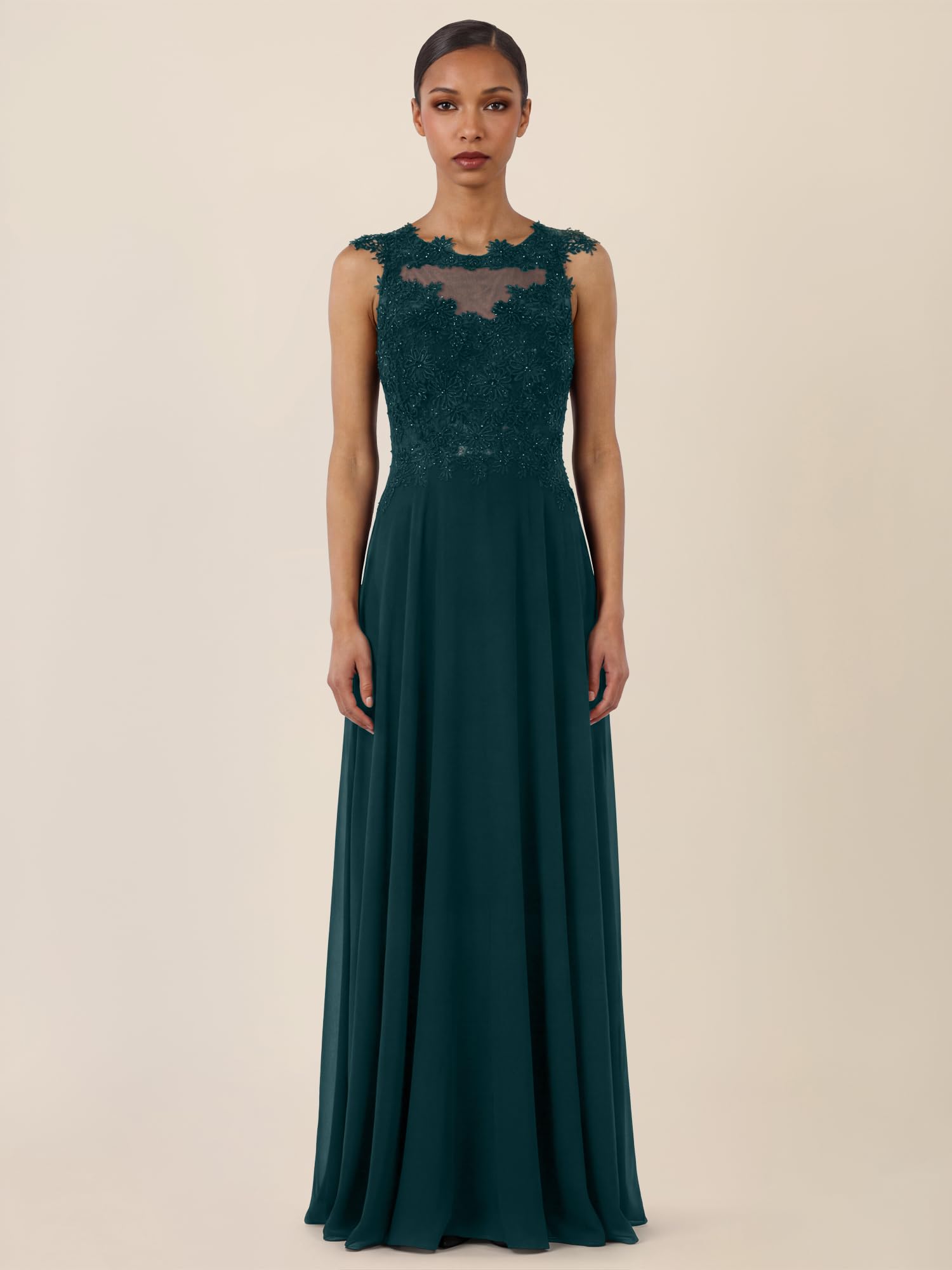 APART Fashion Sukienka wieczorowa, ciemnozielony, 38