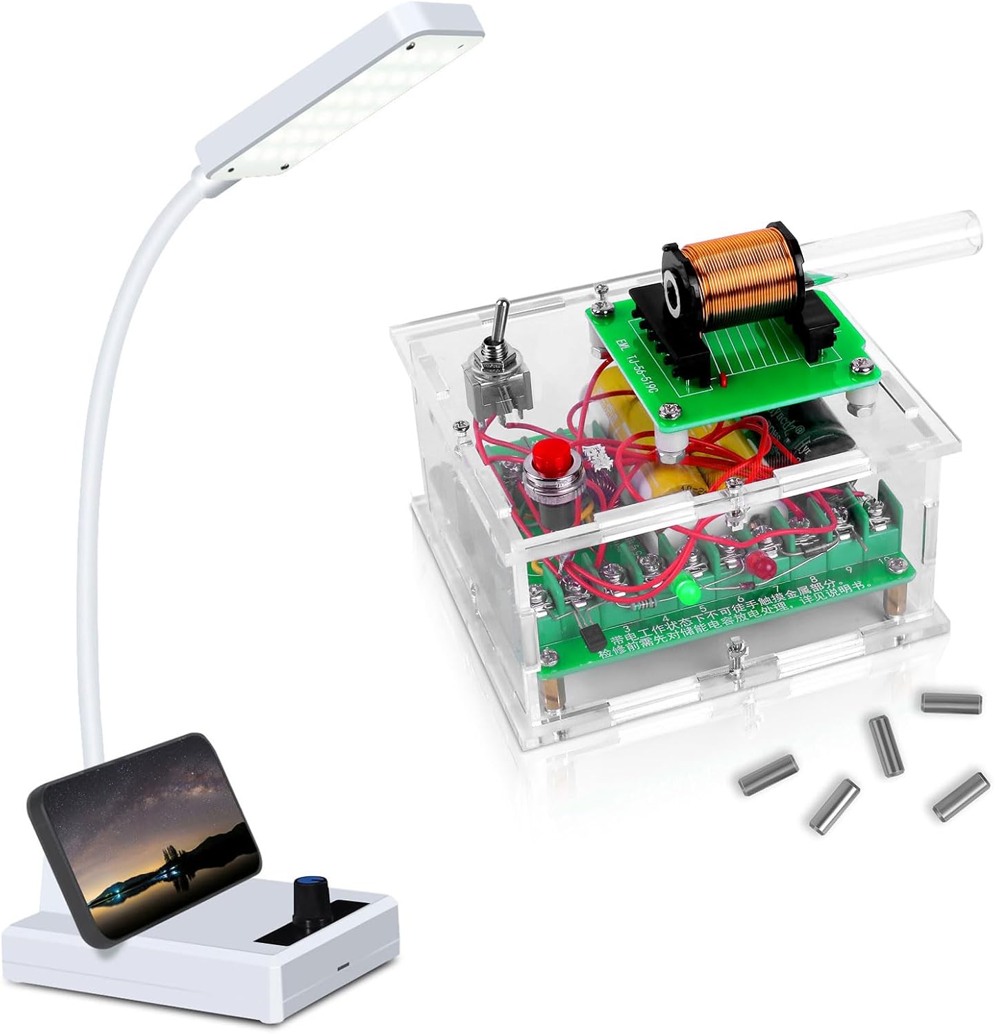 MiOYOOW LED Desk Lamp and Electric Transmitter DIY Electronics