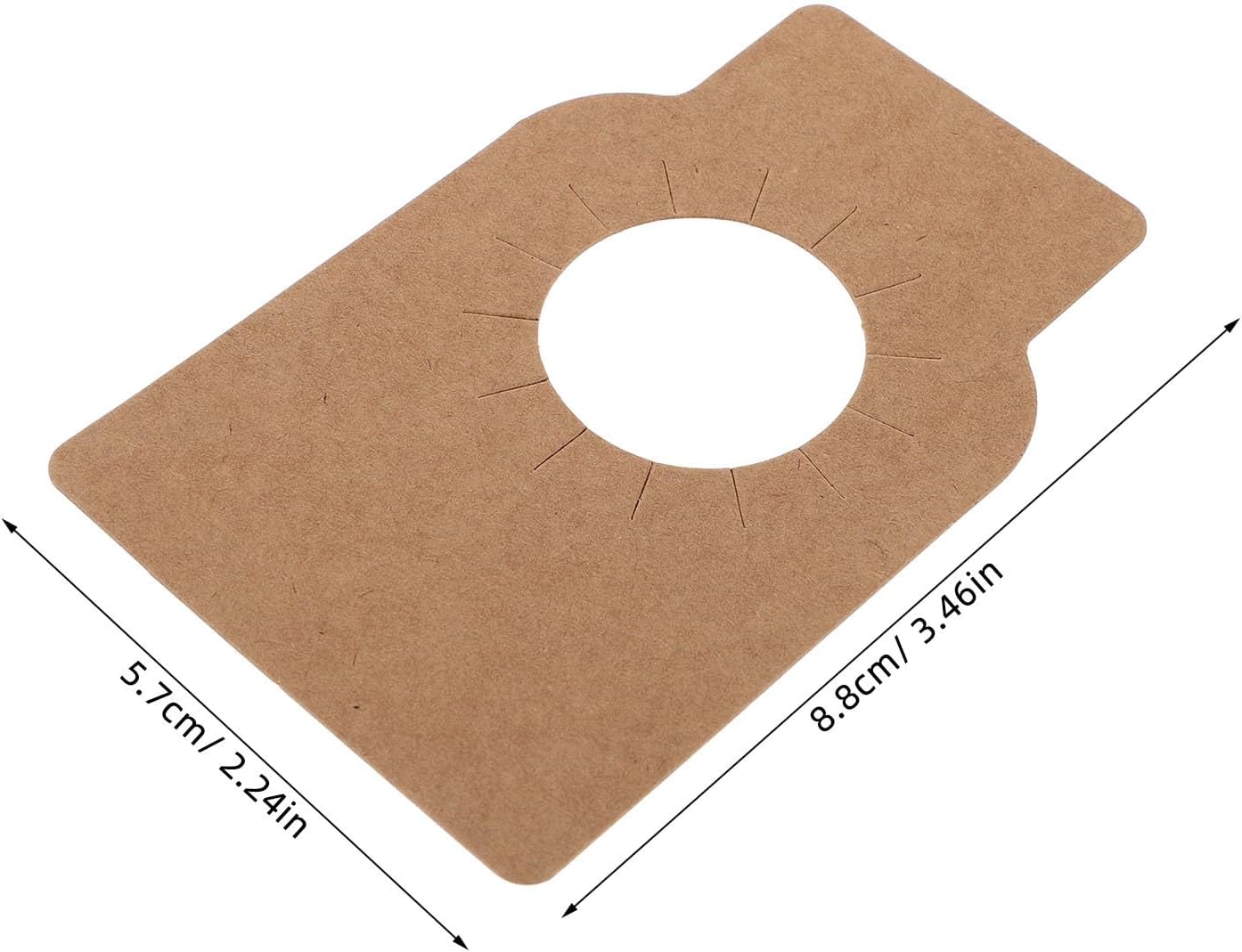 Uonlytech 50pcs Reusable Wine Bottle Neck Tags, Kraft Paper Wine Identification Labels for Cellar Organization, Holiday Parties Tasting Events
