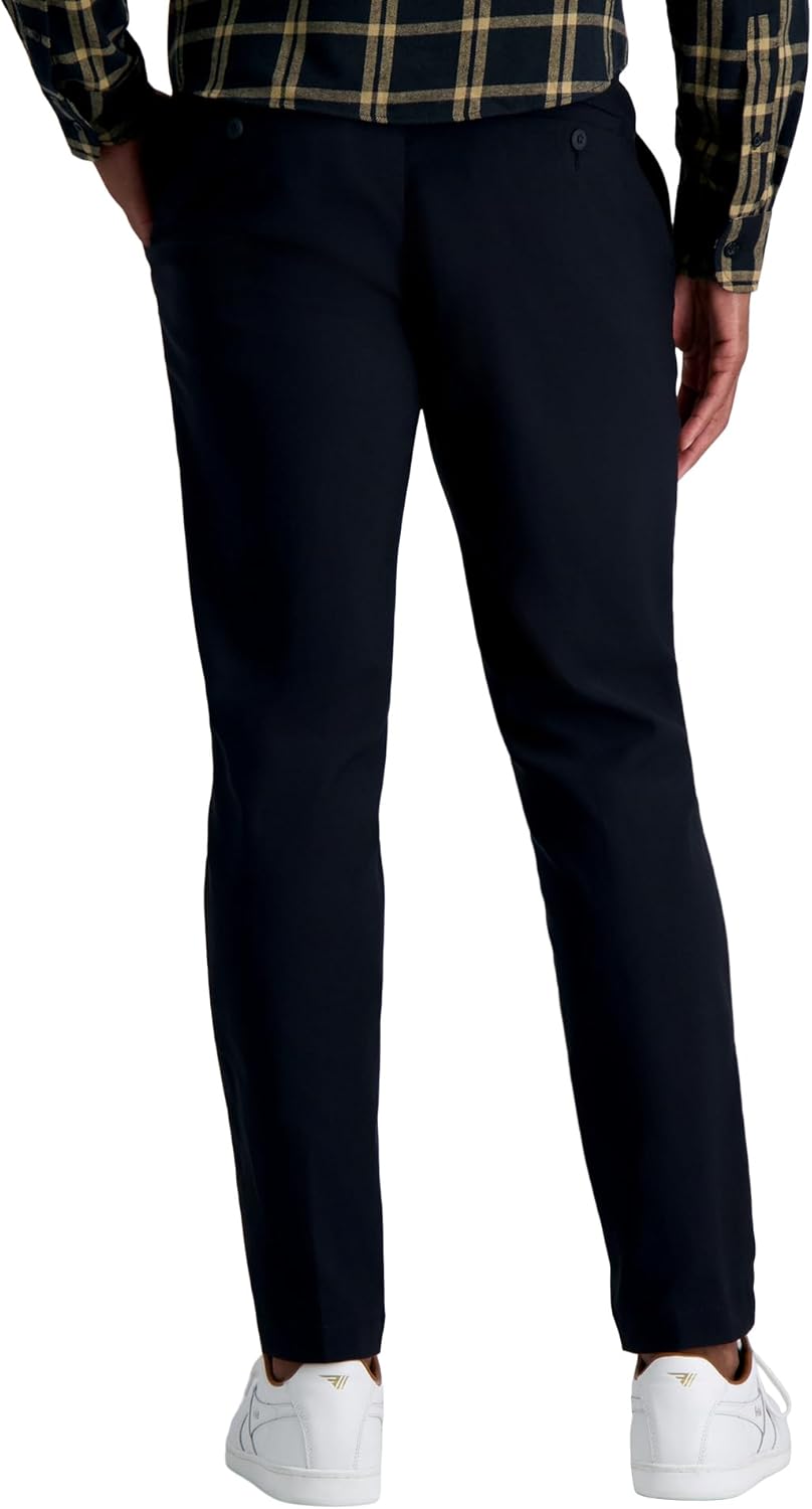 Haggar Mens Life Khaki™ Slim Fit Flat Front Flex Pant - Image 3