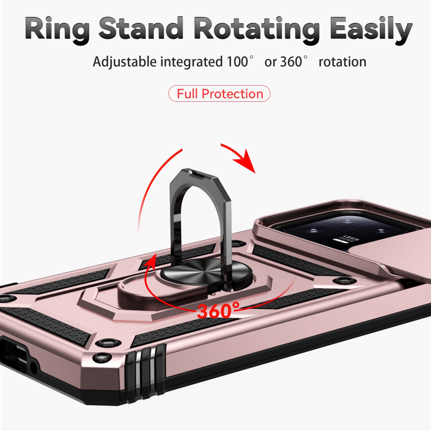 XINYEXIN Cover per Xiaomi Redmi 10C, Custodia Antiurto