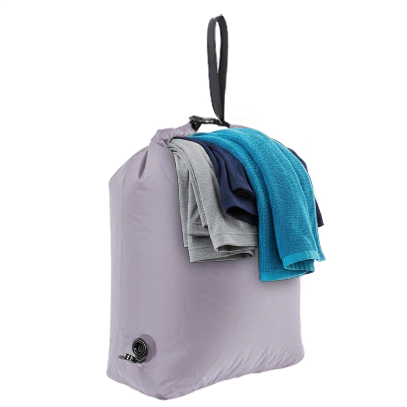 Wäschebeutel für schmutzige Wäsche und Kleidung, Wasserdichter Kompressionsbeutel für Wäsche, Waschbarer Reise-Wäschesammler, Für Urlaub, Roadtrips, Geschäftsreisen, Wandern, Backpacking und