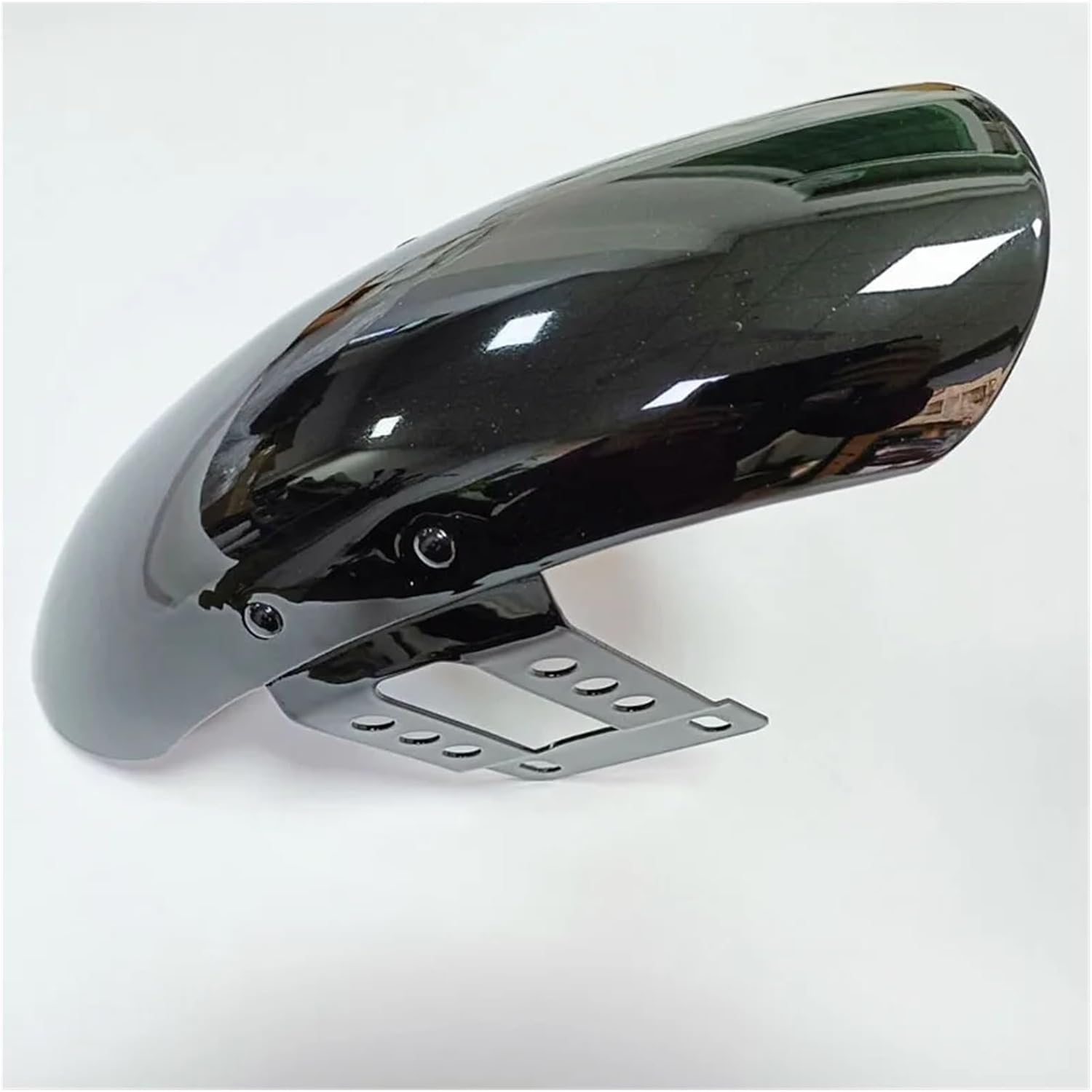 35mm Short Front Mudguard Fender Compatible With Sportsters Iron XL 883 1200 N R L 1998 1999 2000 2001-2019 Glossy Black