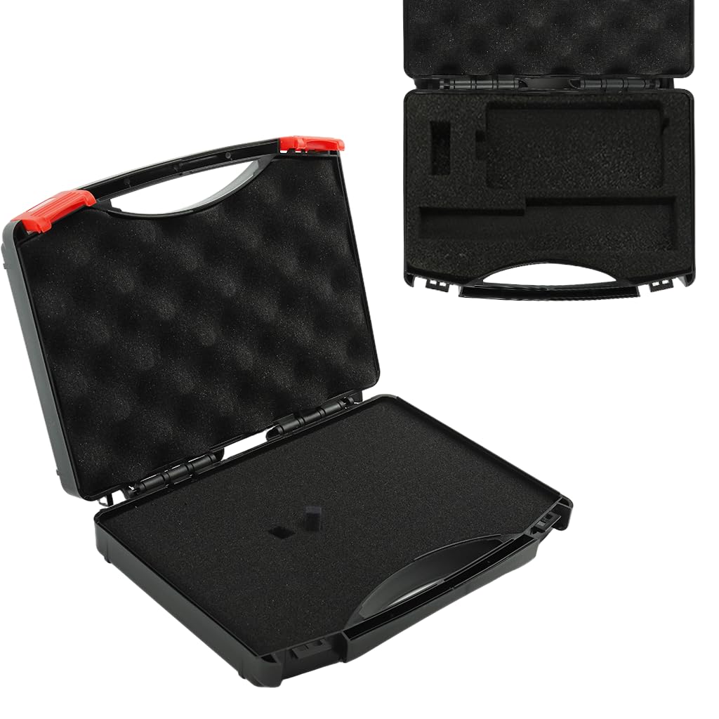 Serplex® Electrical Tool Carry Case Storage Case, 23x18x4.5m, PP Hard Shell Tool Box with Custom Foam Block Insert, Anti-impact Hardware Tool Box