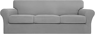 Easy-Going 4 Pieces Stretch Couch Cover Sofa Cover for Dogs Washable Sof...