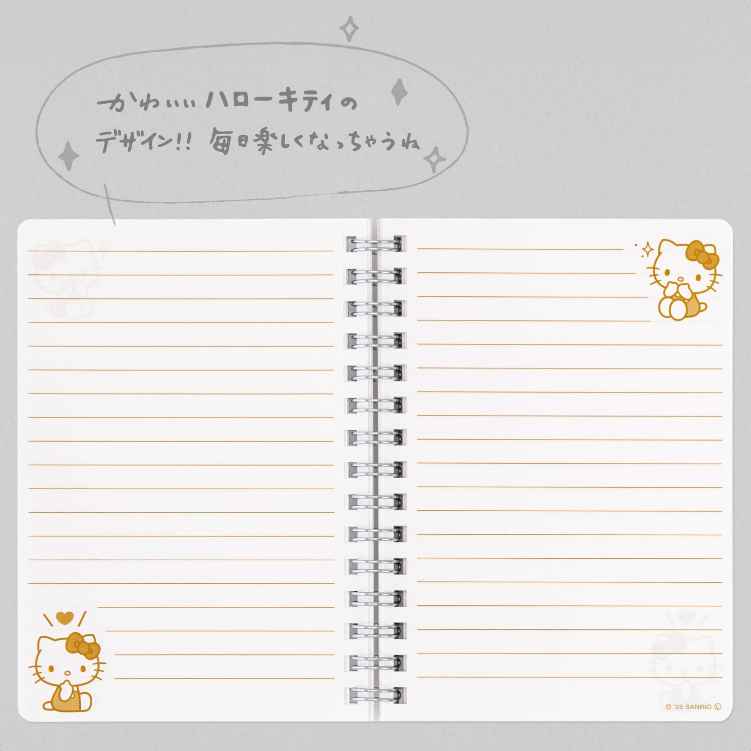 Amazon.co.jp: 山野紙業 リングノート A6 ハローキティ 413767
