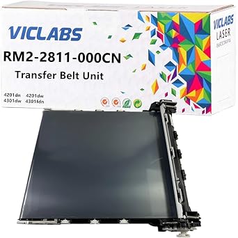 Remanufactured RM2-2811-000CN Transfer Belt Unit Replacement for HP RM2-2811-000CN Transfer Belt Assembly for use in HP Laserjet Pro 4201dn Pro 4201dw MFP 4301dw MFP 4301fdn 4301fdw Printer