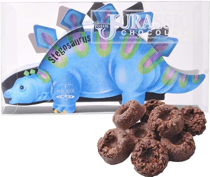 Amazon 恐竜のチョコレート ジュラシックショコラ 恐竜box チョコクランチ バレンタイン 21 おもしろチョコ プレゼント 面白 義理 チョコ 子供 ステゴ エンタメゴルフ チョコレート菓子 通販