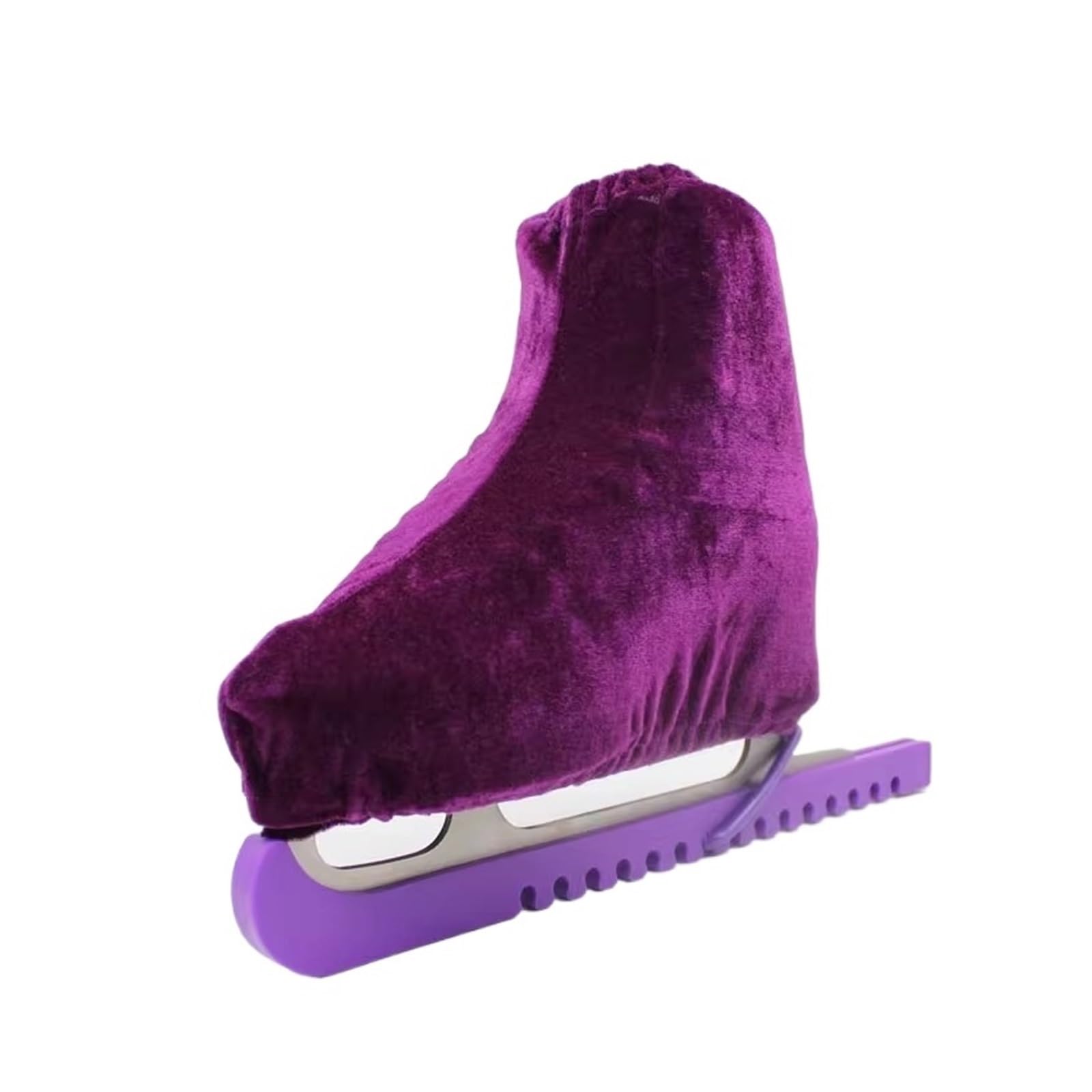 DFGBAPKBL Figure Skate Boot Covers Professional Figure Skating Boot Covers Ice Hockey Skate Shoe Roller Protectors(PURPLE,S (size 25-32))