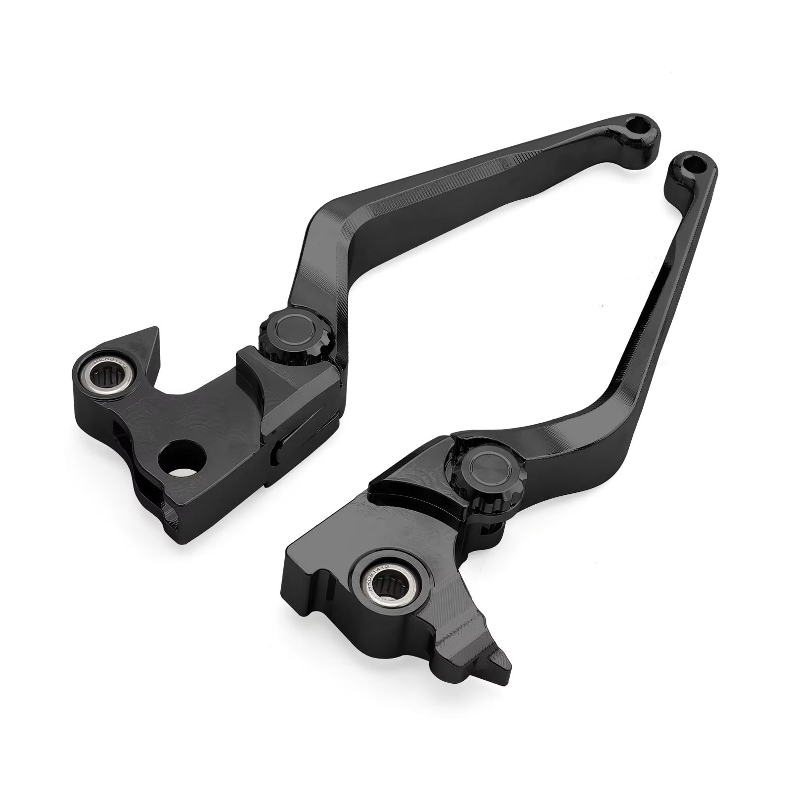 Beizhengbhd One Color Clutch Lever Handlebar Motorcycle Lever Clutch Black For Sportster Iron For Xl883 For Xl1200 For X48 2014 2015 2016 2017 2018-2024(Black-Long)