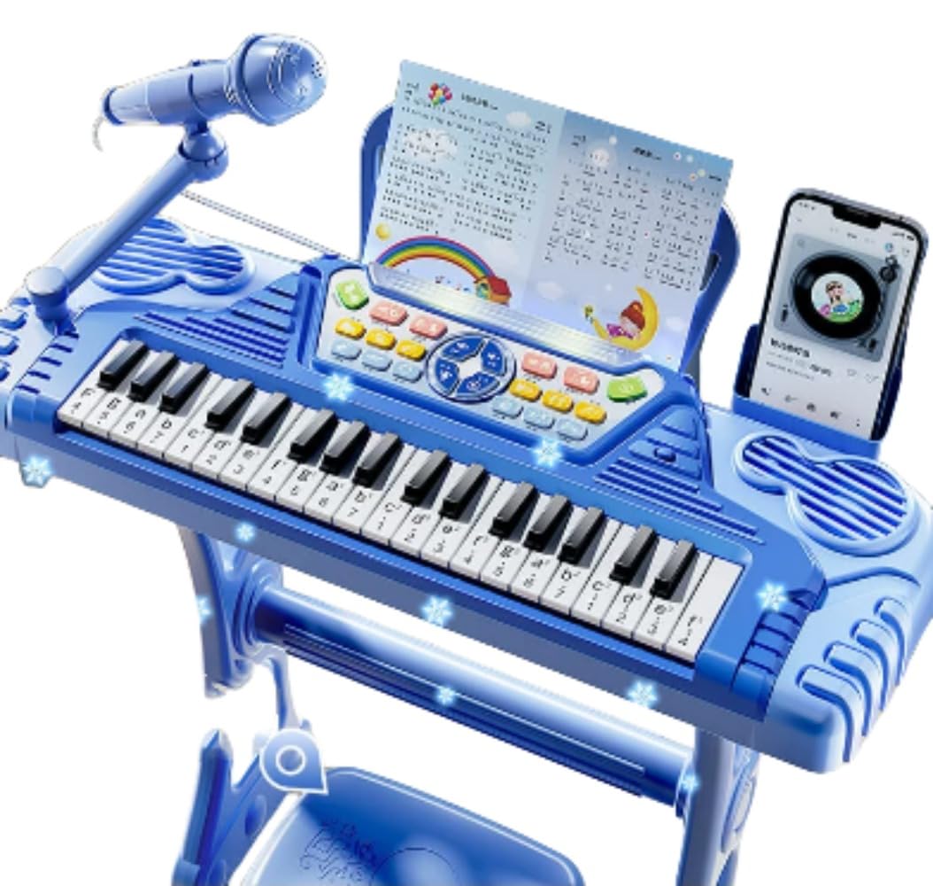 Amazon.co.jp: Sailozai子供用電子オルガン37キー、初学早教、幼稚園